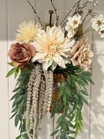 Signature Silk Floral Hanging Basket – Luxury Faux Flower Arrangement - Image 7