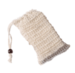 Soft, handmade exfoliating washcloth with textured knit design for gentle skincare.