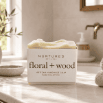 Nurtured Artisan Floral Wood Soap