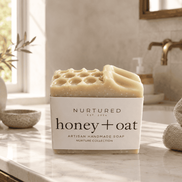 Nurtured Honey and Oat Artisan Soap
