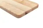 A wooden cutting board with a smooth, natural finish for kitchen use.